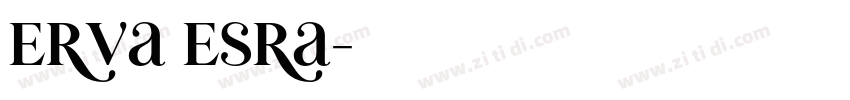Erva Esra字体转换